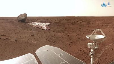 Tianwen-1 on Mars
